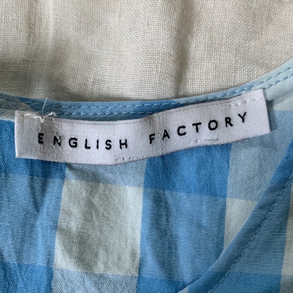 English Factory ruffle shoulder sleeveless blouse - Picture 2 of 2